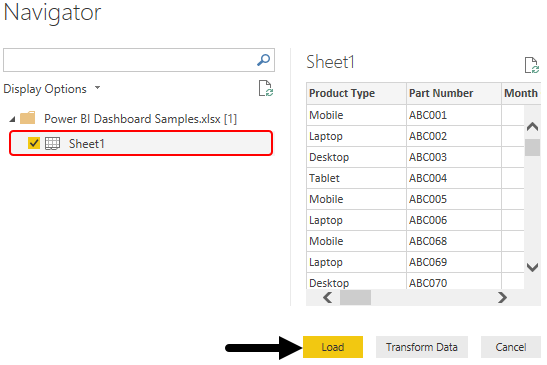 Power BI Dashboard Samples Example 1-4