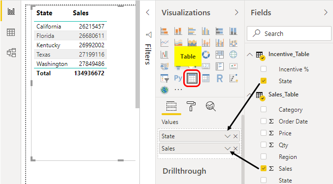 Power BI FILTER Example 1-3