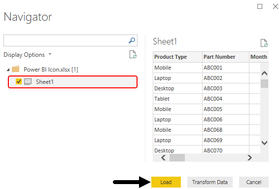 Power BI Icon Example 1-5