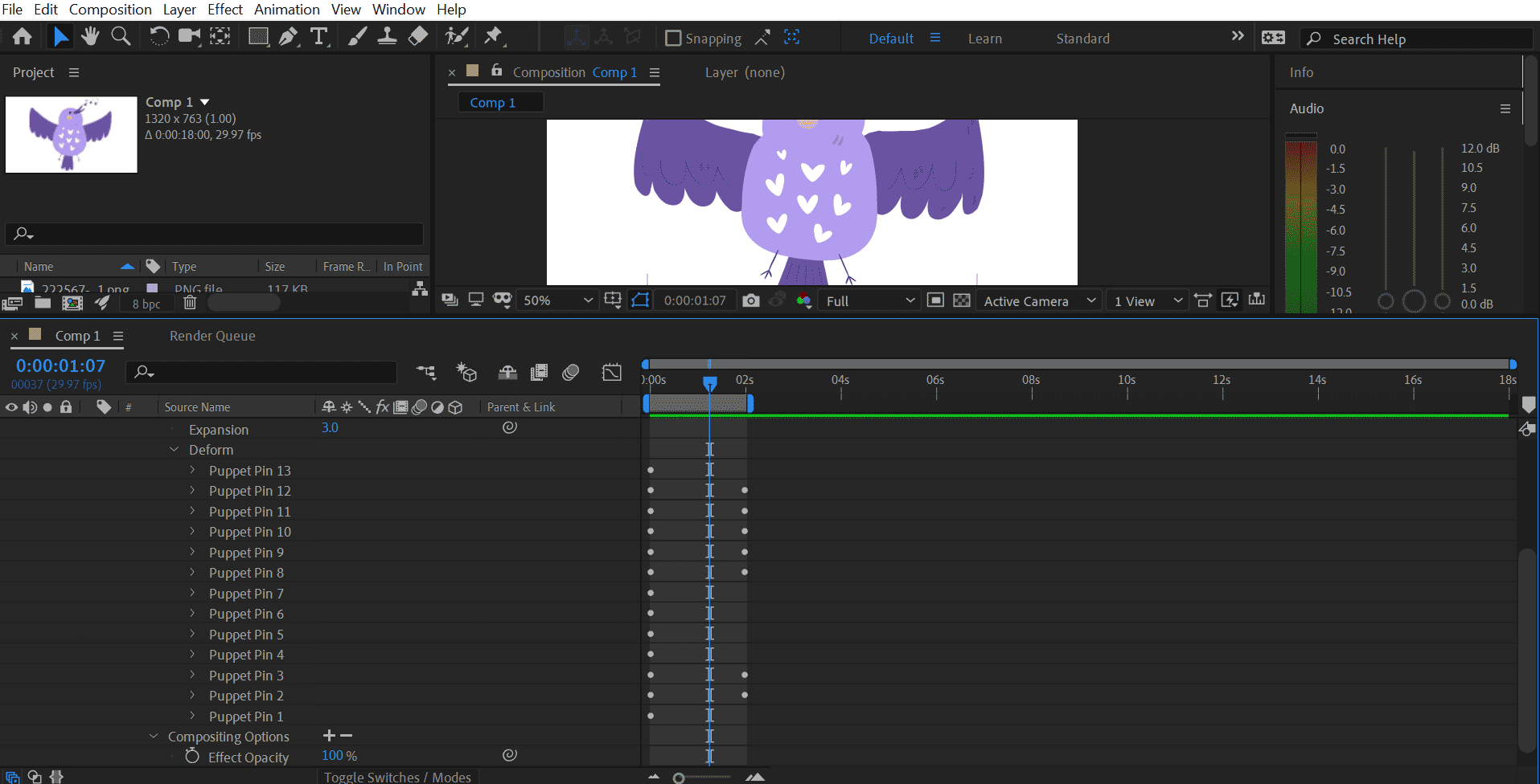 After effects puppet engine не работает