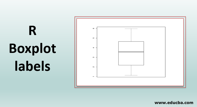 R Boxplot labels