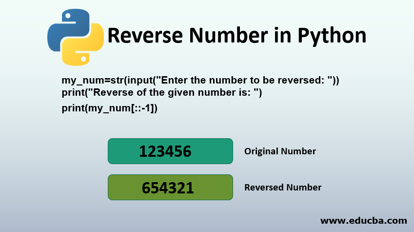 Reverse Number in Python