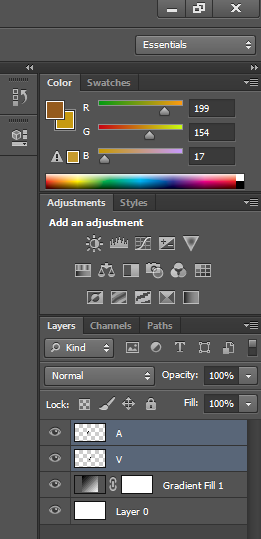 Selecting Both Layers