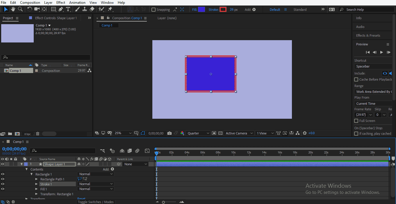 Shape Layer in After Effects 1-19