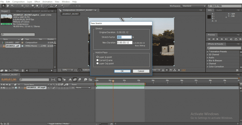 Slow Motion in After Effects Creating Slow Motion using Graphic