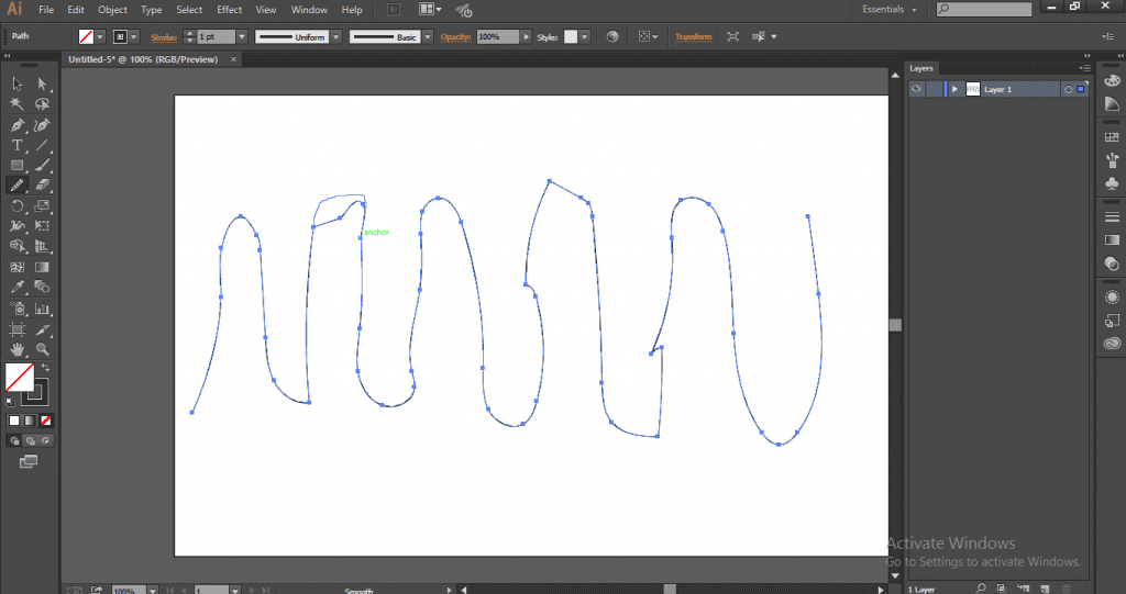 Smooth Tool In Illustrator | How To Make Smooth Lines In Illustrator?