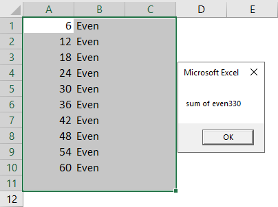 Examples of Excel Macro 3-3
