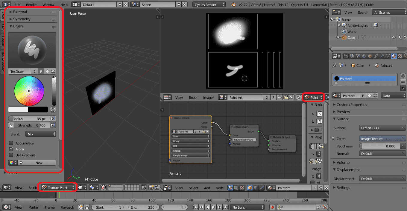Texture Painting in Blending-1.12