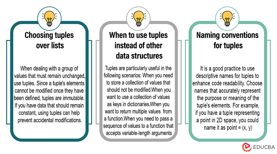 Tuple Best Practices and Tips