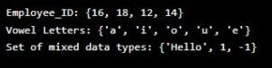 Python Sets | Different methods in Python sets and the Syntax