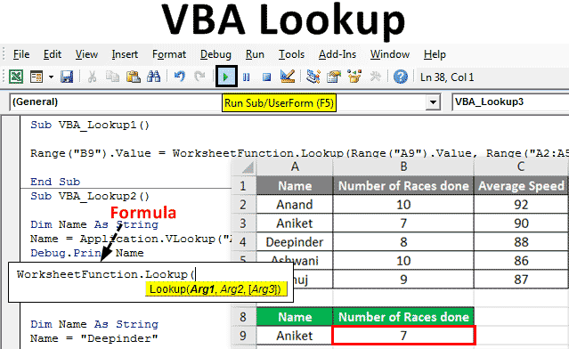 Vba Lookup | How To Implement & Apply Lookup Function In Excel Vba?