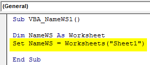 VBA Name Worksheet Example 1-3