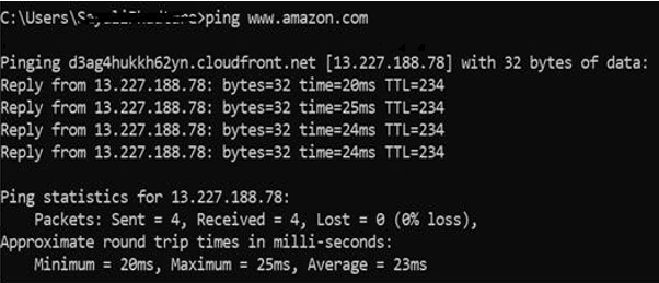 Windows Networking Commands ping