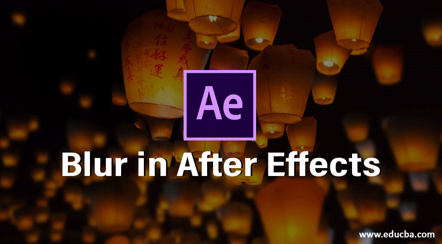 Blur in After Effects