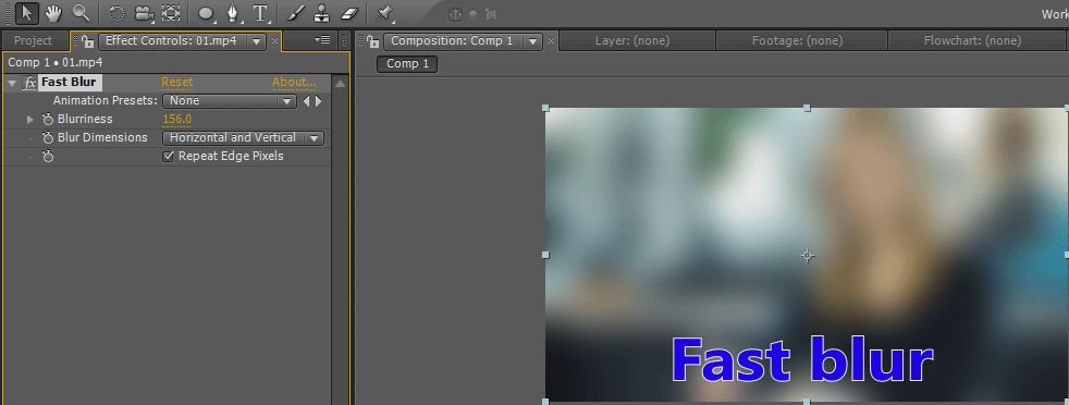 how to blur a face in after effects cs6