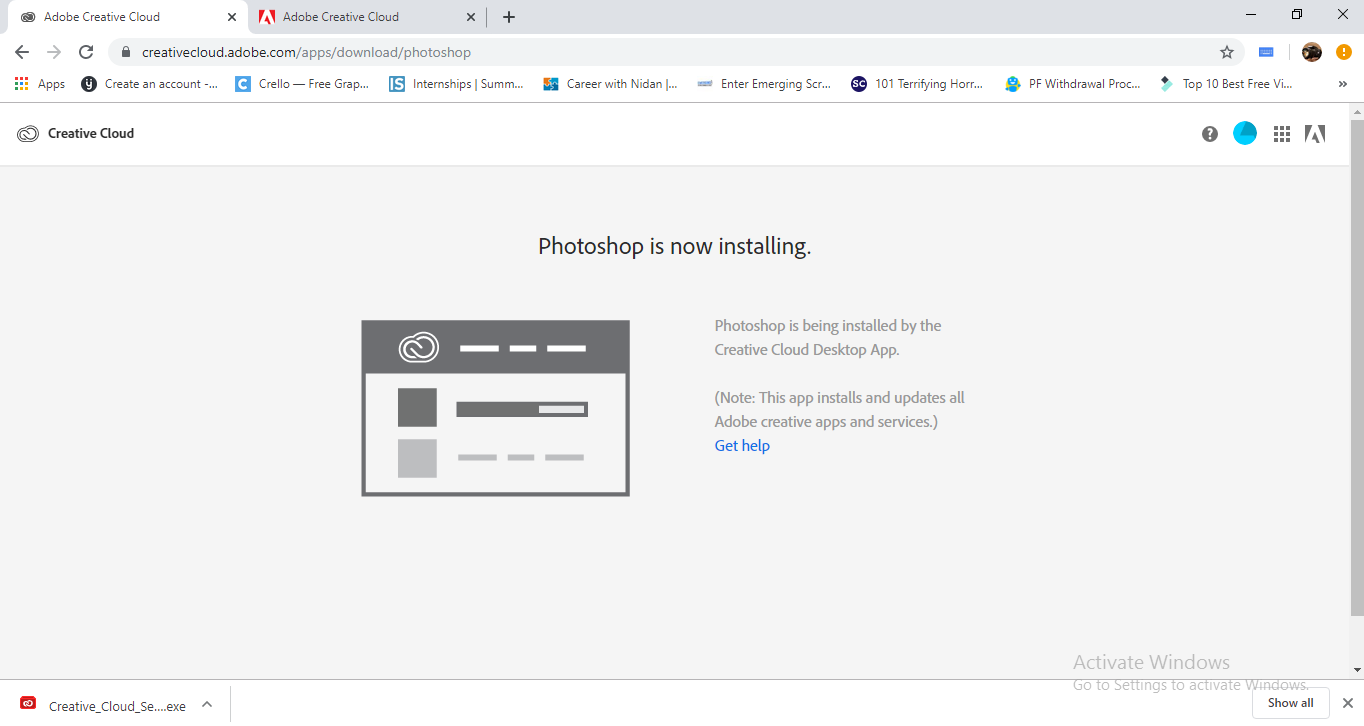 download adobe (Install Adobe Creative Cloud)