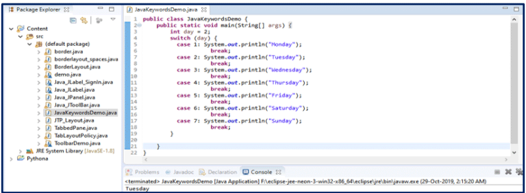 Java Keywords | List of Important Set of Keywords In Java