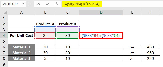 Linear Programming in Excel 2-3