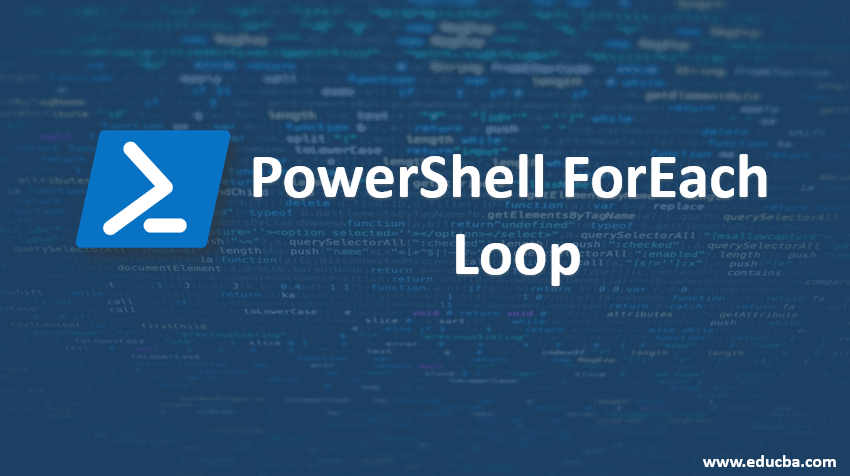 powershell foreach loop