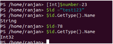 powershell variables output 4