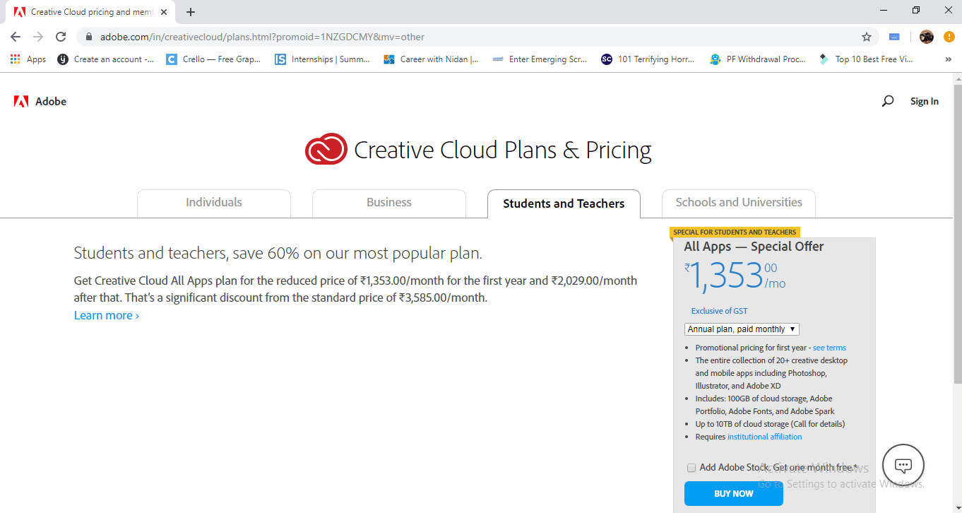 adobe creative cloud install