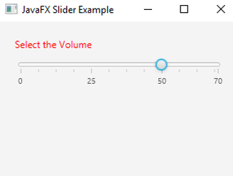 JavaFX Slider 3