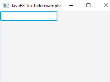 JavaFX TextField 1