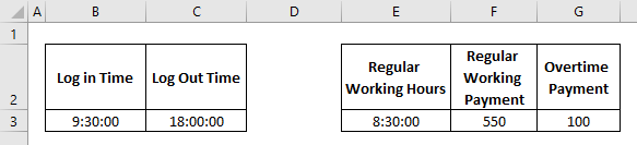 Excel Timesheet Template - time sheet excel 1