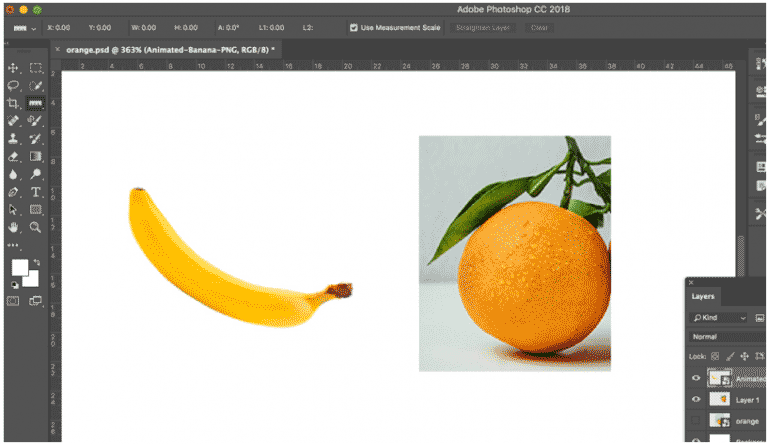 ruler tool photoshop cc