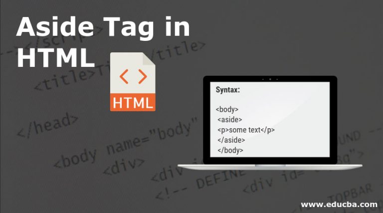 Aside Tag In HTML Attributes Of Aside Tag In HTML You Need To Know