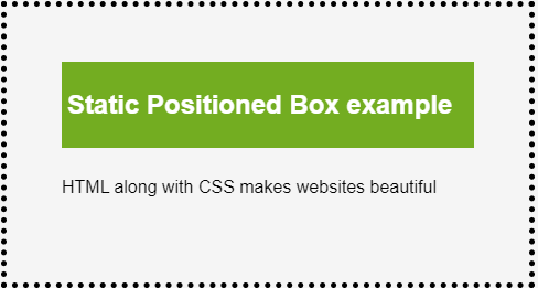 CSS Position eg1