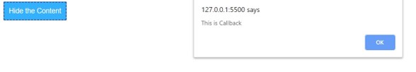 Callback Function in jQuery 1-6