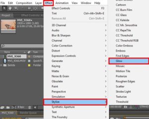 Color Grading In After Effects Process To Change The Colors To The Visuals