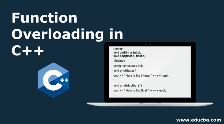 Function Overloading In C++ | Different Ways To Overload Function In C++