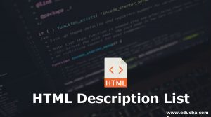 HTML Description List | Different Types of HTML Description List Tags