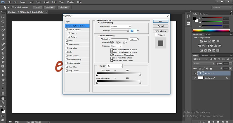 How to Change Text Color in Photoshop 1-25