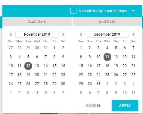 Date Range & Filters