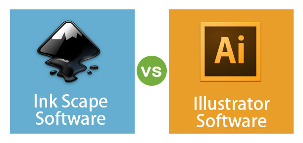  Logiciel de Scape d'encre vs logiciel d'illustrateur