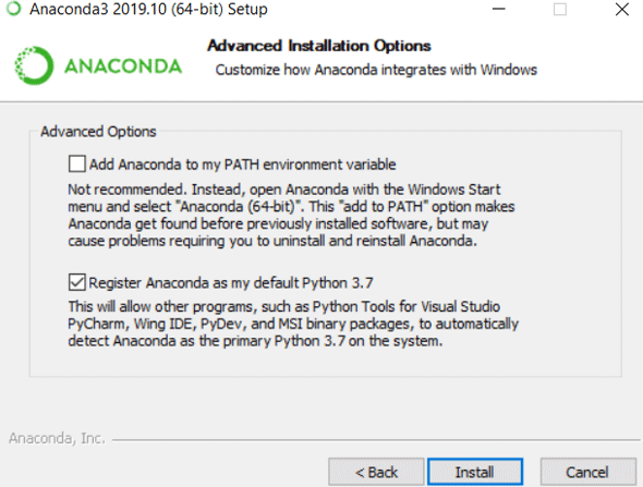 install anaconda