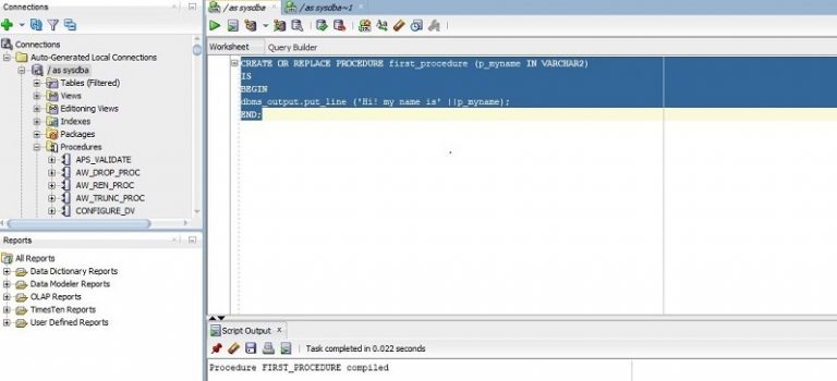Oracle Procedures | Working and Different Examples of Oracle Procedures