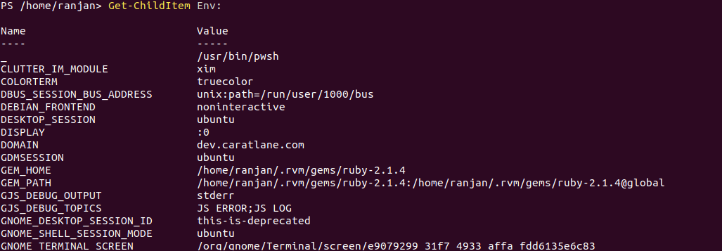 Power Shell Environment Variables -3