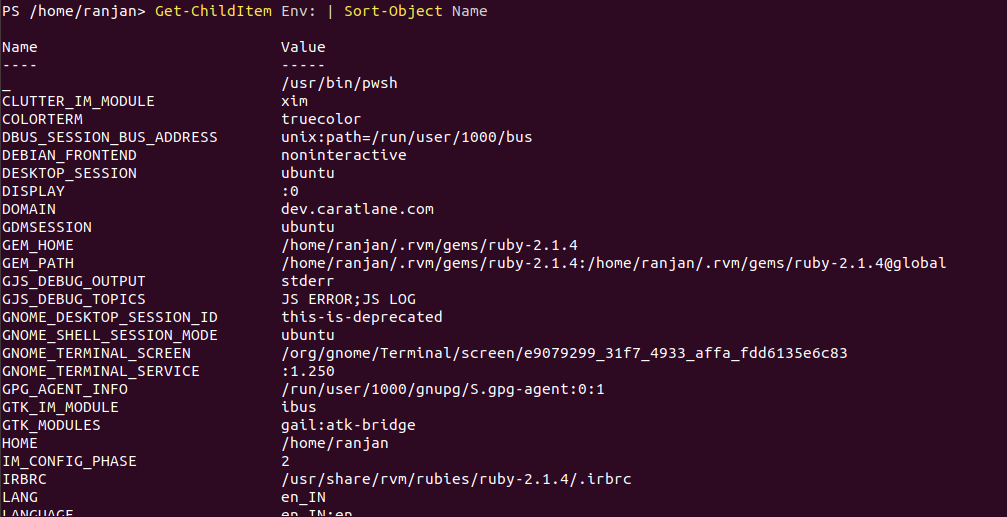 Power Shell Environment Variables -4