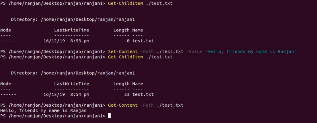 powershell set content encoding utf 8