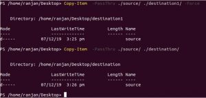PowerShell Copy-Item | Illustration to implement PowerShell copy-item