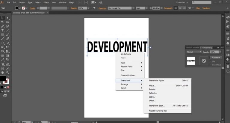 Reflection In Illustrator How To Create Reflection Effect In Illustrator 