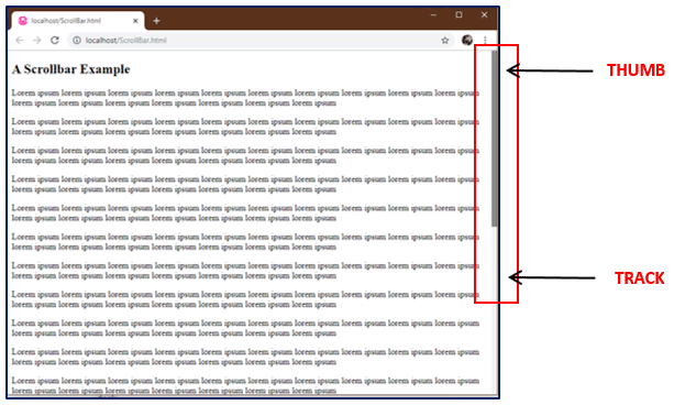 Scrollbar color 1