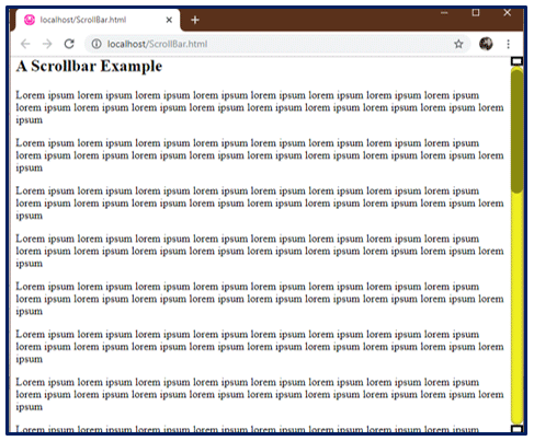 Scrollbar color 4