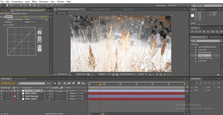 Snowfall In After Effects Top 2 Methods To Create Snowfall Effect