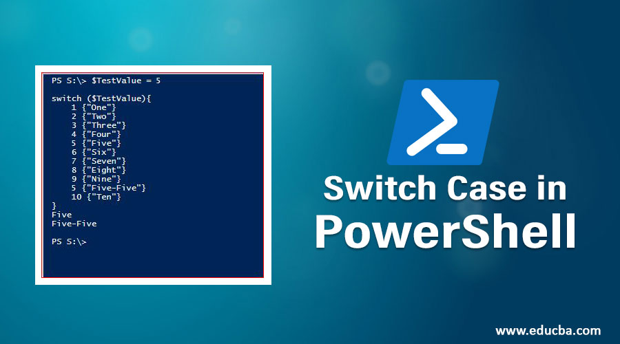 Switch-Gehäuse in PowerShell