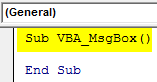 VBA Msgbox Yes No Example 1-1
